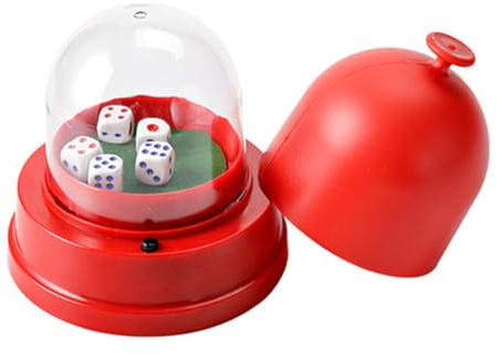 ZwaitL Würfelbox Spiele Automatischer Cup Elektrischer Roller Automatisch mit 5 für KTV Pub