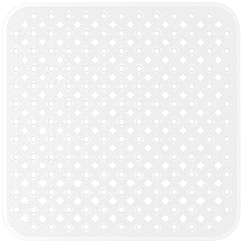 XIYUNTE Duschmatte rutschfest 53x53 cm Duscheinlage rutschfest schimmelresistent Antirutschmatte Dusche mit Saugnapf Badewannenmatte BPA Frei Maschinenwaschbar