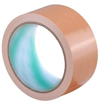 Tape Cloth Duct Tape Carpet Floor Waterproof Tapes High Viscosity Adhesive Tape Multicolor DIY Decoration Light Brown 50Mm,10M