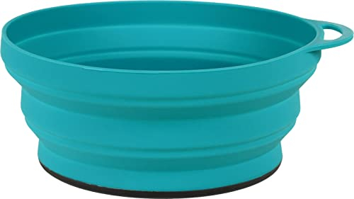 Lifeventure Silicon Ellipse Collapsible and Portable Bowl for Camping, Travel & Outdoor - Teal