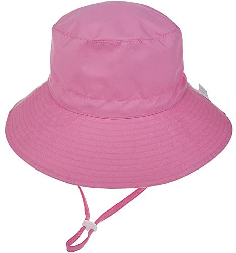 Malaxlx Unisex Baby Sonnenhut Kleinkind Kinder Fischerhut Sommerhut Breiter Krempe Strandhut für Mädchen Jungen