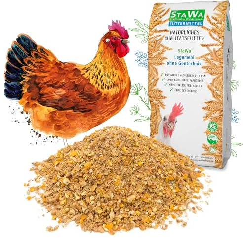 StaWa Legemehl, Ergänzungsfutter für Legehennen, ohne Gentechnik, 25 kg