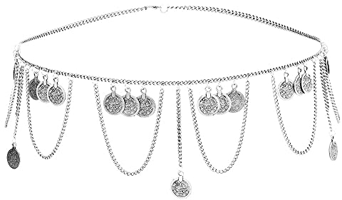 Indische Münze Quaste Kleid Gürtel für Frauen Gold Bikini Schmuck arabische Hochzeit Braut Münze Bauchtanz Taille Ketten Türkei Ägypten
