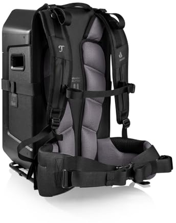 Teufel ROCKSTER AIR 2 & ROCKSTER NEO Backpack Tragesystem von Deuter | Hochwertiges Tragesystem, stabiler + leichter Aluminium-Rahmen - schwarz