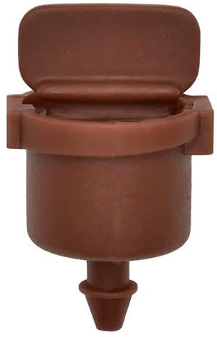 DRIPALIA | 135 x Gotero Inspeccionable para riego por goteo | color marrón | 4 Litros Hora | Protegido contra los rayos UV | Resistente a agroquimicos | Riego Eficiente para tu Huerto y Jardín