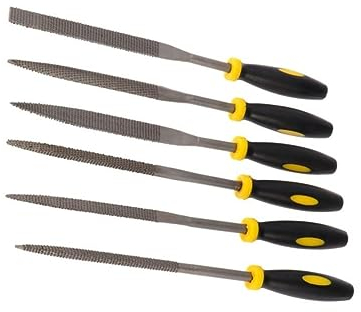 BESTonZON 6stücke Teiliges Mini Holzraspel-set Mit Antirutsch-holzgriff Feilwerkzeuge Für Holz Leder Und Robuste Grobe Zähne Für Schnelle Materialentfernung Und Präzises Arbeiten
