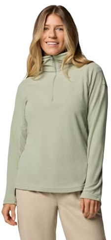 Columbia Glacial IV, Maglione in pile con cerniera a mezza lunghezza, Donna, Rosso (Beet Red/Daredevil), Taglia XL