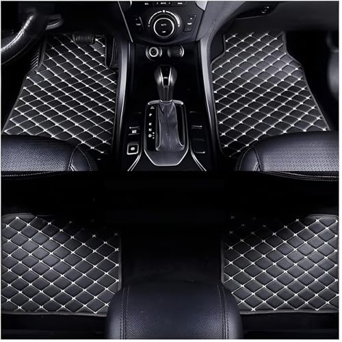 FDCYQW Auto Bodenmatte Fußmatten für Audi Q5 55 TFSI e (2019–2020), Autoteppich Fussmatten FußMatten Teppiche rutschfest Innenraum Schützen Zubehör,Dark Beige