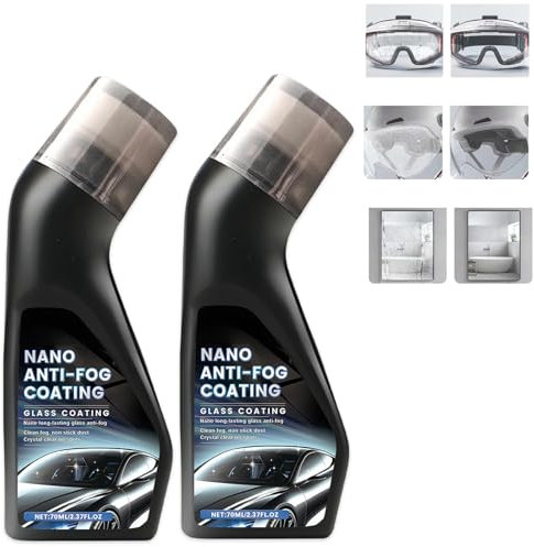 Mikromolekularer Antibeschlag-Beschichtungsmittel, magische Edelstein-Beschichtung, Glas, magische Edelstein-Anti-Beschlag-Beschichtung für Auto-Windschutzscheibe, Fenster, Spiegel, Brillen,
