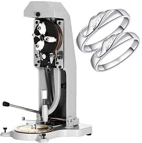 Jewelry Making Kit,Inside Ring Engraver,Manual 2 Sided Dial Ring Engraver Stamper Jewelry Engraver,1.5mm-2.0mm Character Letter Block Ring Engraver Machine