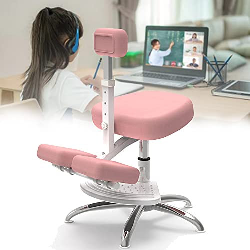 Orthopädischer Lernstuhl für Kinder – höhenverstellbarer, ergonomischer Kniestuhl – fördert eine richtige Sitzhaltung – Perfekter Computerhocker für mehr Komfort und Konzentration