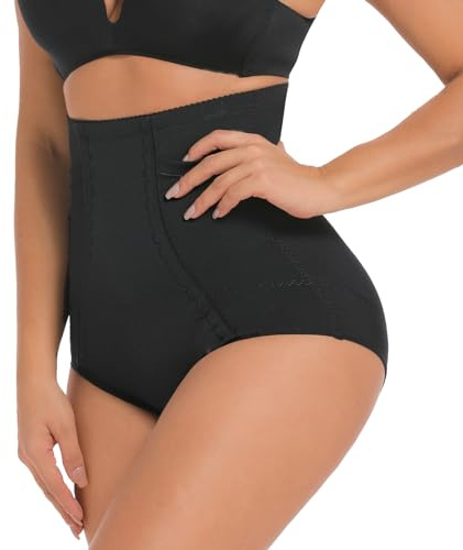 SURE YOU LIKE Miederhose Damen Taille Shapewear Bauch Weg Body Shaper Bauchweg Unterhose Damen Figurformender Miederpants Miederslips Unterwäsche mit Taschen