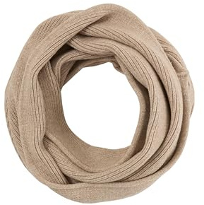 TOM TAILOR Damen 1048060 Loop-Schal aus Rippstrick (1er Pack)