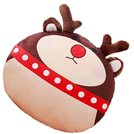 BESTonZON Plüschtier Hirsch-elch Handwärmer Kissen Winter Wärmung für Hände Stofftier Dekoration für Weihnachtsfeiern Geschenk