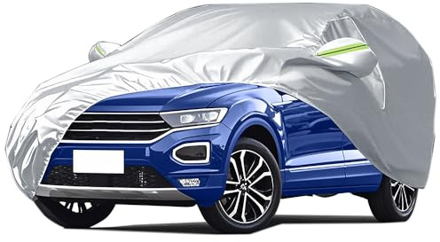 Imperméable Intégrale Housse Voiture pour Volkswagen T-ROC 2017-2024, Protection Toutes Les Saisons, Le Taffetas 210T, légère et Fine, Housses pour Auto