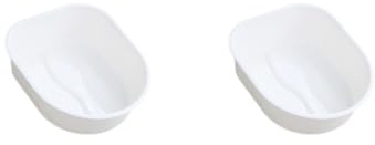Juego de 2 bañeras de pies versátiles para pies secos agrietados para pedicura para hombres, 38,5 x 33 x 11,5 cm