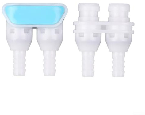 MeevrgR Lot de 2 raccords cannelés rapides – Coupleurs étanches pour conduites d'eau de 4 à 6 mm pour raccords à emboîter