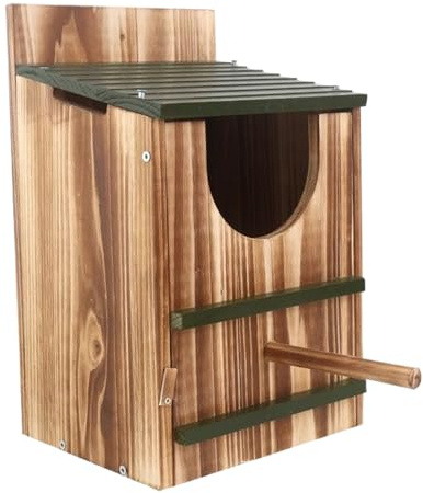 Casette Per Gufi Da Esterno in Legno Resistente all'Acqua