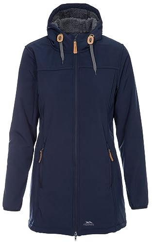 Trespass Womens Softshell Jacket Hooded Kristen Navy in Size - 12