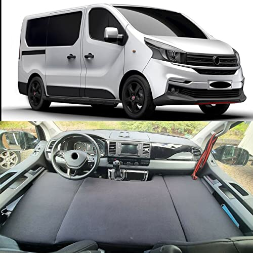 BREMER SITZBEZÜGE Camper-Bett Kinderbett Fahrerhausbett kompatibel mit FIAT Talento ab 2016 Wohnmobil zubehör Wohnmobilbett Camping Camper Zubehör