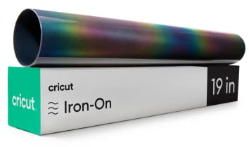 Cricut Reflective Iron-On | Rainbow | 30.5cm x 48cm (12 x 19) | Heat Transfer Vinyl (HTV) | for All Cricut Cutting Machines