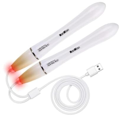 Dural Heater Rod LED Indicator Heating Stick AUTO 42 Control Quickly Portable Carry Outside to Heat Tea/Coffee/Water, 2 Heaters in 1 Cable