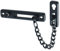 Mooche Chaîne de Porte de Sécurité, Chaîne de Porte, en Acier Inoxydable, Serrure à Chaîne de Porte avec Vis, Chaîne de Protection de Serrure de Porte, Entrebailleur de Porte Noir
