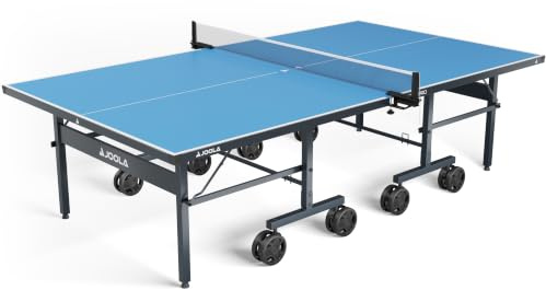 JOOLA NOVA Plus Pro bordtennisbord med vattentätt nätset | alla väder aluminium komposit pingisbord för turnering kvalitetslek | inomhus och utomhus kompatibel | 10 minuters enkel montering