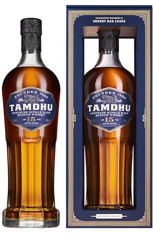 Tamdhu 15 Years Old Speyside Single Malt Scotch Whisky 46% Vol. 0,7l in Giftbox