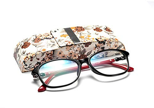 WFENG Ultraleichte Modelesebrille,Hd-Brille Für Junge Senioren,Lesebrille Für Männer,Frauen Verschleißfest/rot / + 1.0