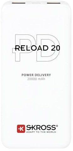SKROSS | Tragbares Ladegerät - Powerbank 20.000 mAh - Schnellladung, 1.400142