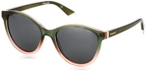 Polaroid Pld 4133/s/x IWB/M9 GREEN PINK Sunglasses Women's Polycarbonate, Standard, 55