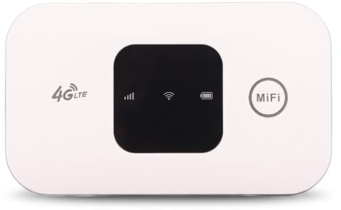 GOWENIC 4G Mobile WiFi Router, Portable Travel WiFi with 2100mAh Battery, Mobile MiFi Hotspot, Multiband Support, Supports 10 Device Connections