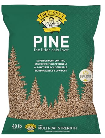 Dr. Elsey's Pine All-Natural Kiln-Dried Cat Litter 40 lb. Bag