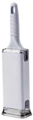 VKEID Fusselrolle Kleidung Klebegerät Haushaltsstaubentfernung Wolltuch Doppelseitige Haarentfernung Elektrostatische Haarentfernungsbürste Artefakt (Color : Light Gray Dark, Size : 28.5x7.5x5cm)