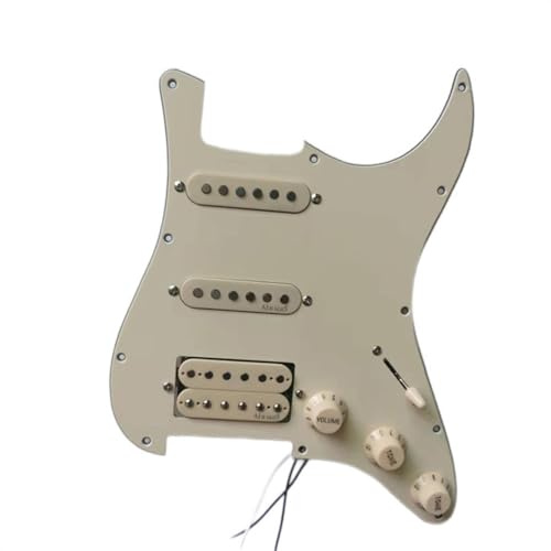 Pickguard Tonabnehmer Set ST Single Single Und Double Alnico E-Gitarre Pickup Guard Circuit Montageset Zubehör