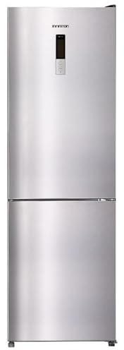 INFINITON Frigrofico Combi FGC-322TC85, 322 Litros, 185 cm de Altura, C, No Frost Total, Display premium LCD touchControl, Inverter, Función Fast Cooling (Inox || FGC-322TC85XCA)
