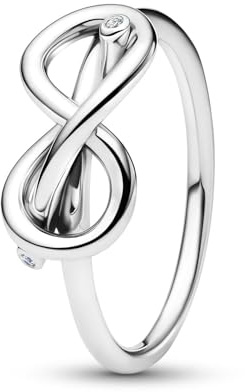 PANDORA Damenring Silber Unendlichkeitsknoten 193759C01