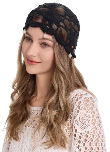ZLYC Häkelmütze aus Baumwolle für Damen | Sommer Crochet Hat