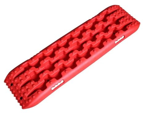 Bergungsbretter für Geländefahrzeuge 1 stücke Automatische Rettungs Anti-skid Fahren Notfall Ausrüstung Schlamm Traktion Unterstützung Sand oder Schnee Off-road Gürtel(Red 1 piece)