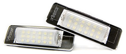 2 luces LED para matrícula, iluminación xenón.