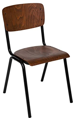 ATMOSPHERA INRE CREATM-157194A Atmosphera-stol i trä brun skolpojke H 83 cm kolonial, järn, cm