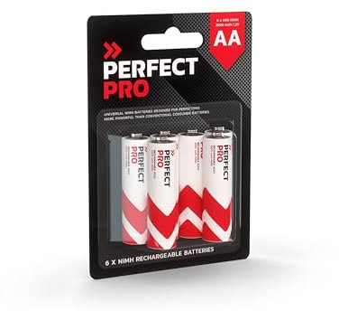 PerfectPro Pile Rechargeable LR6 (AA) NiMH 2500 mAh 1.2 V 6 pc(s)