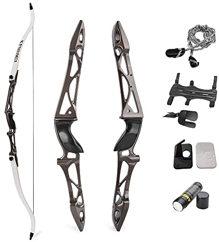 AMEYXGS Bogenschießen Takedown Recurve Bogen Set 66 68 70 Langbogen 12-40 lbs Sportbogen Jagdbogen Erwachsener Bogen Outdoor Zielübungen