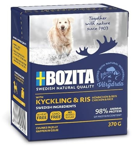 Bozita Happen in Gelee mit Huhn & Reis | 6 x 370 g