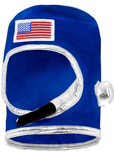 W WIDMANN MILANO Party Fashion - Casco de astronauta para adultos, accesorio para disfraz espacial para carnaval y fiestas temáticas