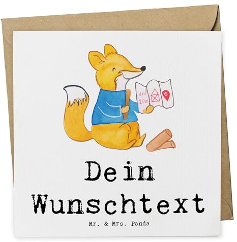 Mr. & Mrs. Panda Personalisierte Deluxe Karte Architekt Herz - Geschenke, Spruch, Studium, Grußkarte Selber Drucken, Geburtstagskarte, Witzig, Geschenk, Beruf, Selbst Gestalten, Hochzeitskarte