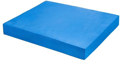 Stabilitätstrainer-Pad – Schaumstoff-Balance-Übungspad für Therapie, Yoga, Tanzen, Balance-Training, Pilates und Fitness (Blau, Größe XL (50 x 40 x 6 cm)