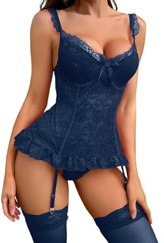 Tenue Sexy Femme Érotique Hot Lingerie Coquine Ensemble Body Pute Hard Dessous Culotte Ouverte Vêtements Chic Nuisette Collant Porte Jarretelle Ouvert À l'entrejambe Vetement Jeux Erothique