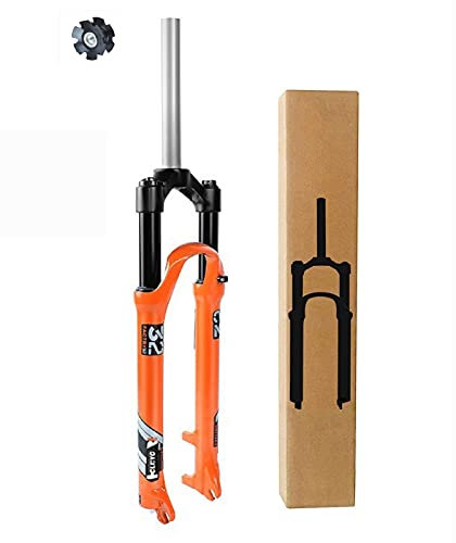 Mountainbike-Federgabel, 26/27,5/29 Zoll, Magnesiumlegierung, gerades Rohr, Federgabel für Fahrräder, 120 mm